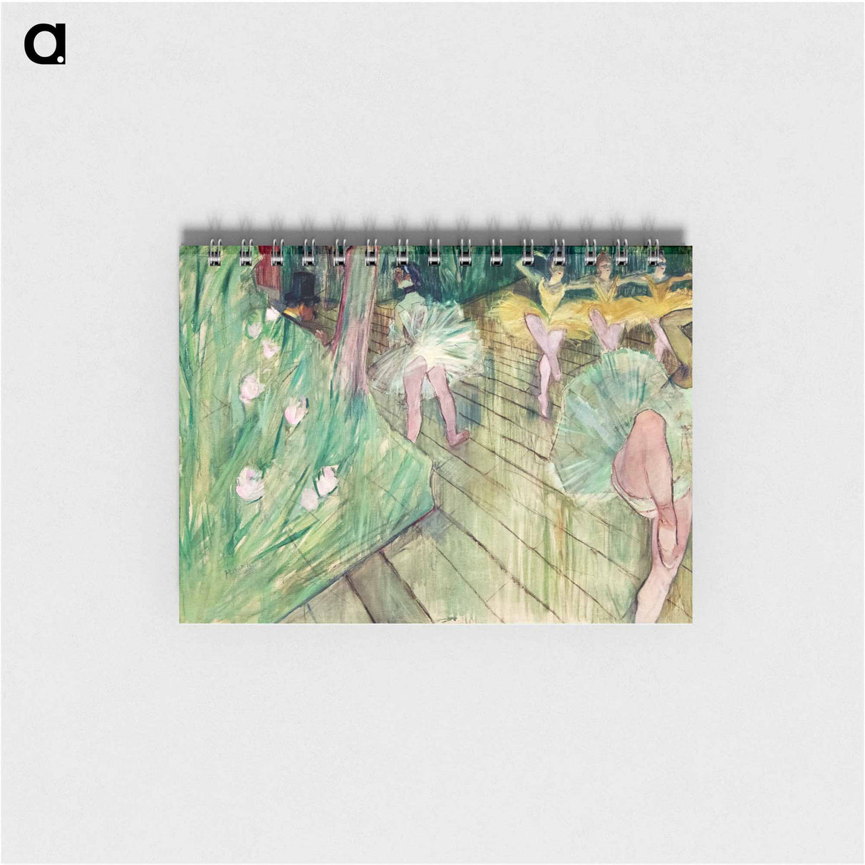 アートメモ帳-Ballet Scene - アンリ ド トゥールーズ ロートレック Memo.