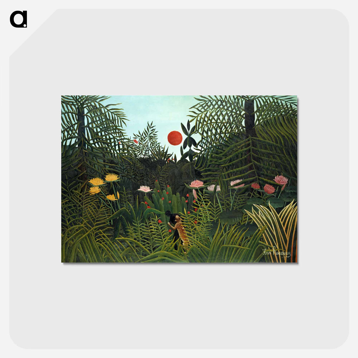 アートポストカード-Virgin Forest with Sunset
- バーゼル美術館 Postcard.