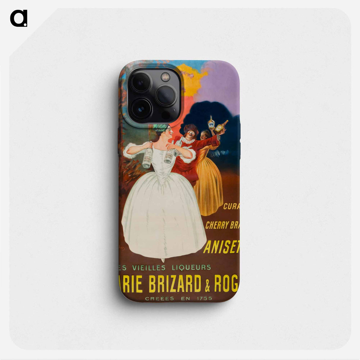 The old liqueurs Marie Brizard & Roger - Leonetto Cappiello Phone Case.