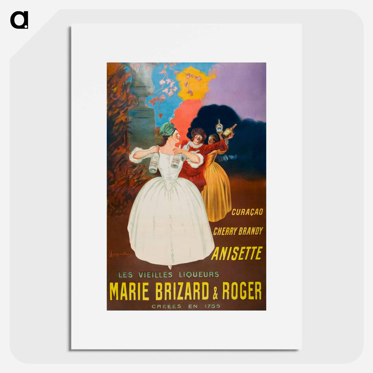 The old liqueurs Marie Brizard & Roger - レオネット カピエッロ Poster.