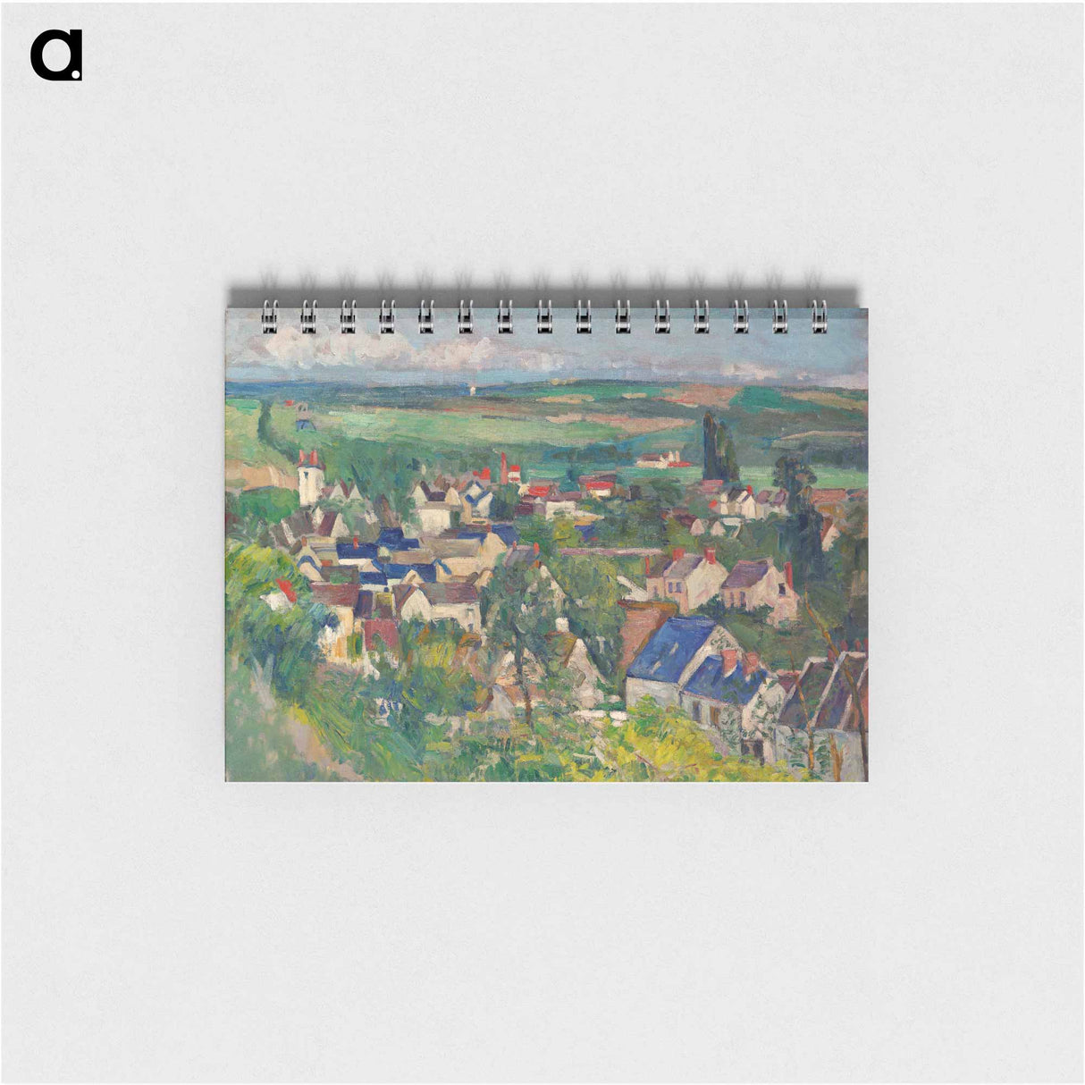 アートメモ帳-Auvers, Panoramic View - ポール セザンヌ Memo.