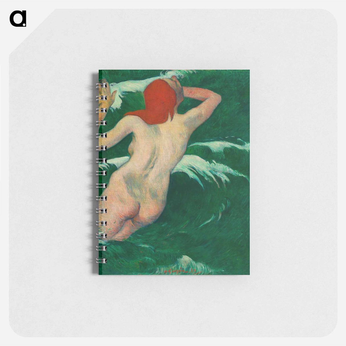 In the Waves (Dans les Vagues) - ポール ゴーギャン Memo.