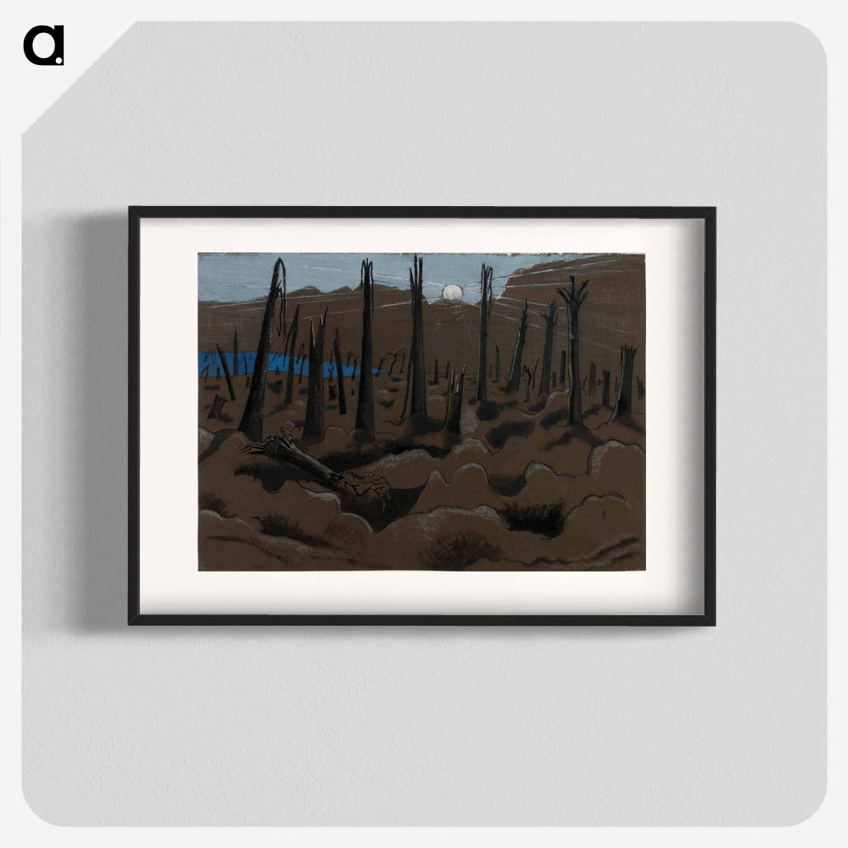 Sunrise, Inverness Copse - Paul Nash Poster.