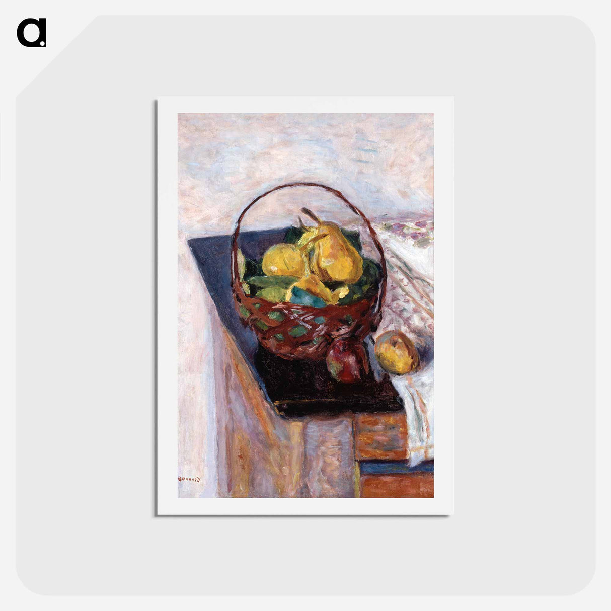 アートポストカード-The Basket of Fruit
- ピエール ボナール Postcard.