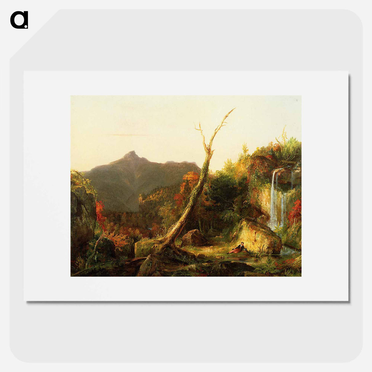 アートポスター-Autumn Landscape (Mount Chocorua) - トーマス コール Poster.