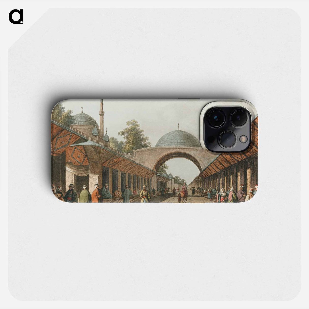 Borgas from Views in the Ottoman Dominions, in Europe, in Asia, and some of the Mediterranean islands - オスマン帝国領内の景色 Phone Case.