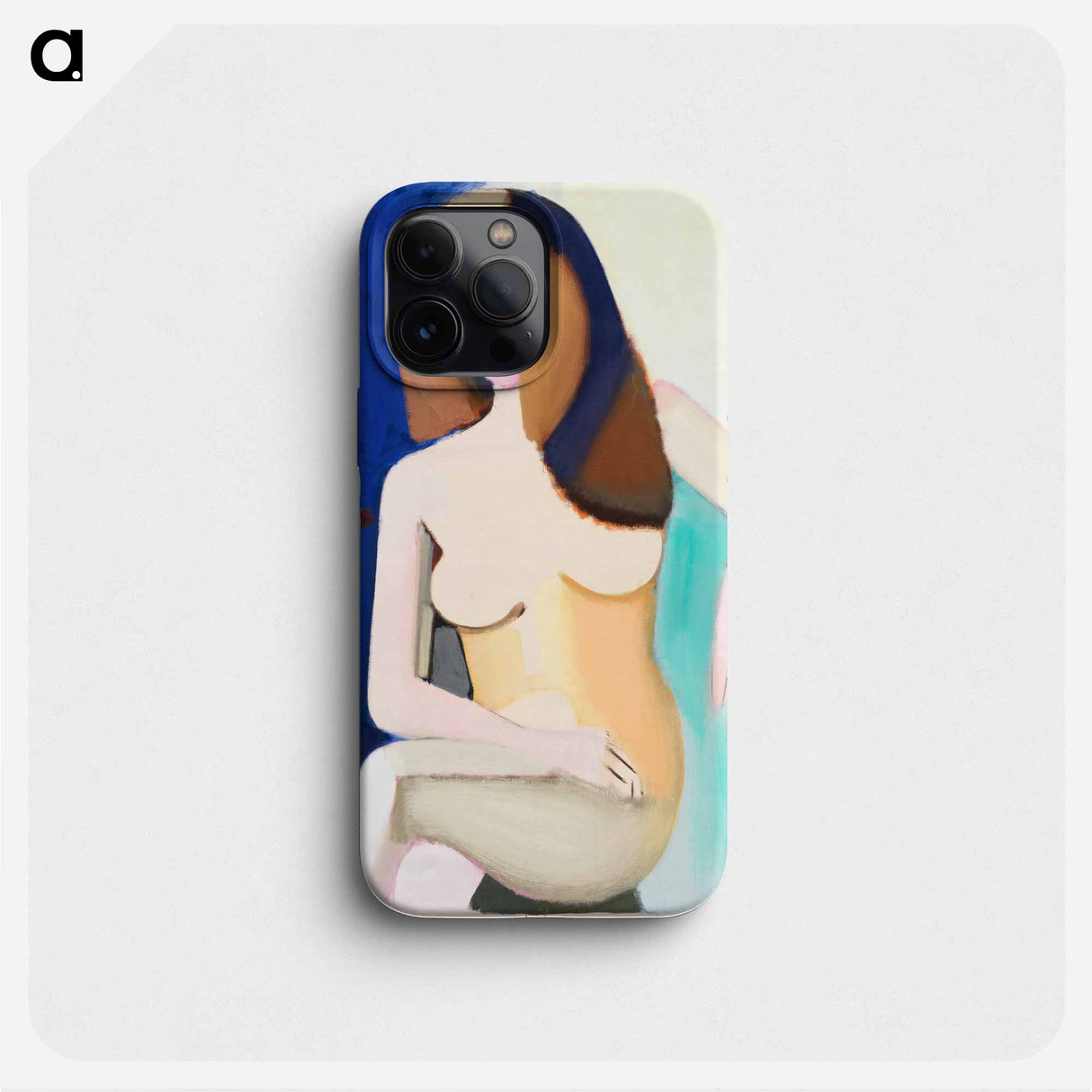 Seated female model - Wilhelm Lundstrom Phone Case.