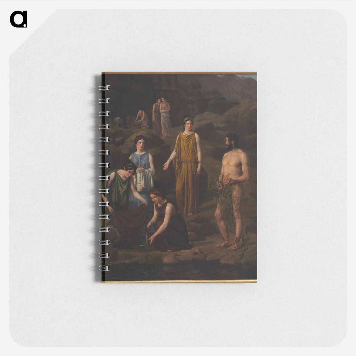 Nausicaa brings the shipwrecked Odysseus' clothes - ヴィルヘルム マーストランド Memo.