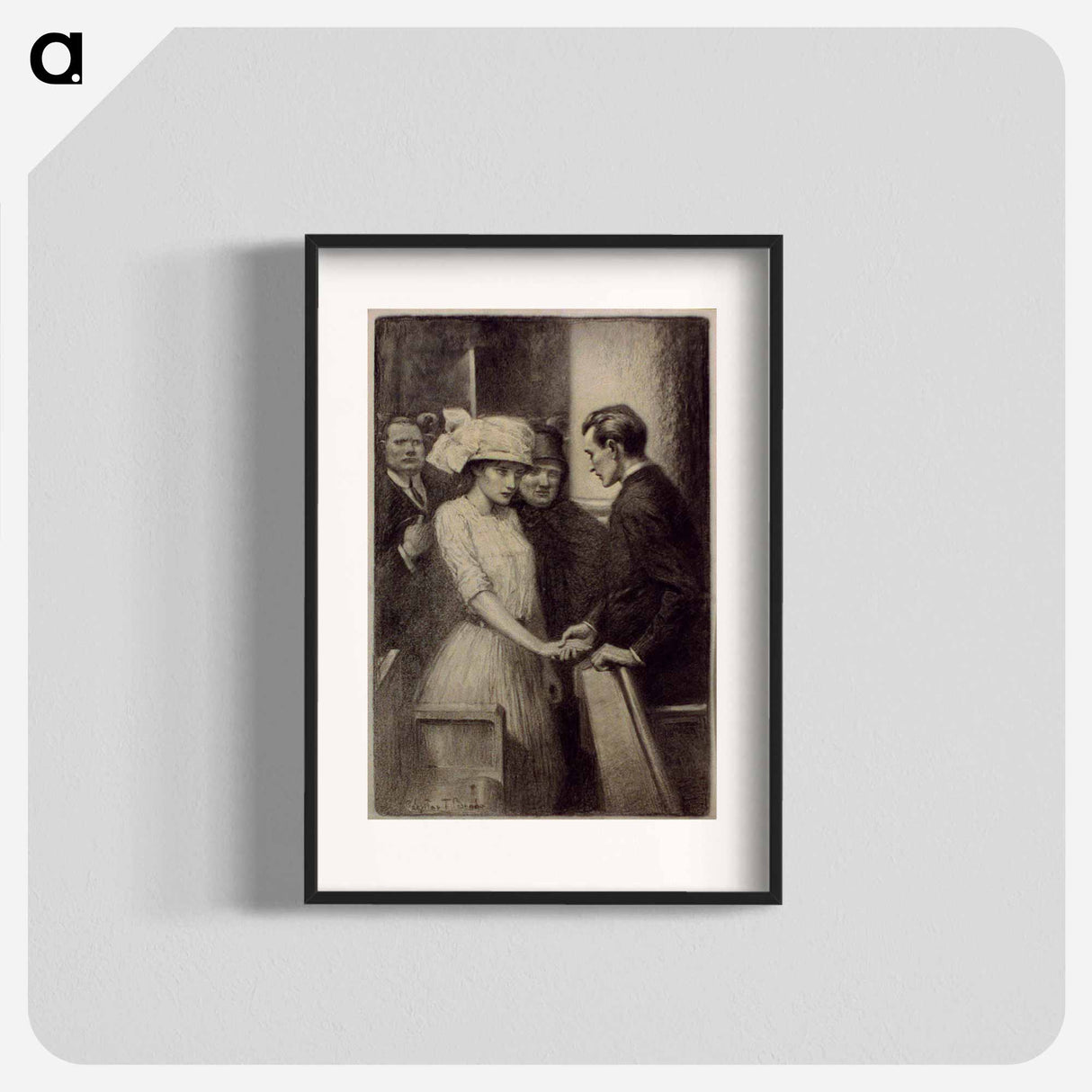 Sister, I wish you the grace and peace of the Lord - ウワディスワフ テオドール ベンダ Poster.