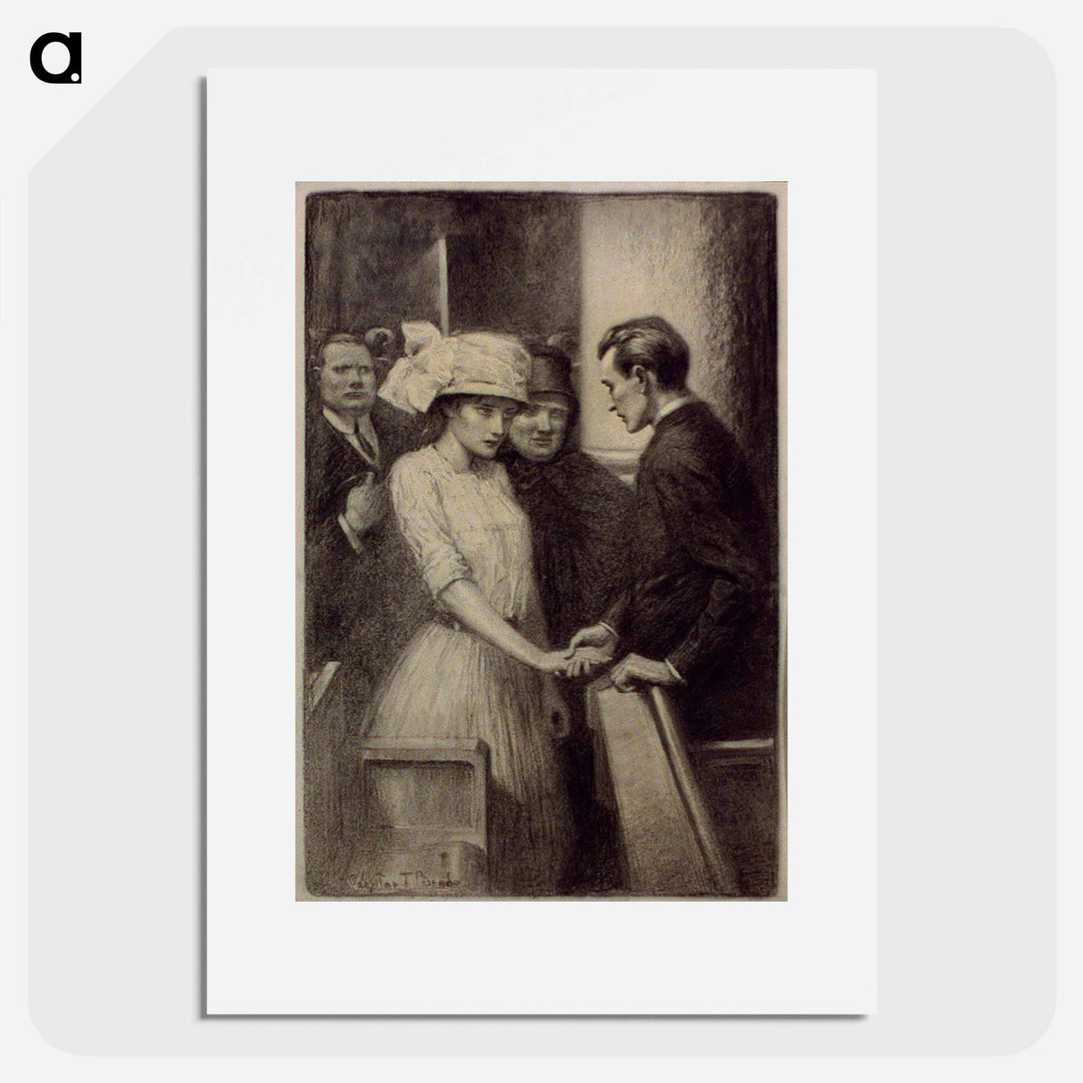 Sister, I wish you the grace and peace of the Lord - ウワディスワフ テオドール ベンダ Poster.