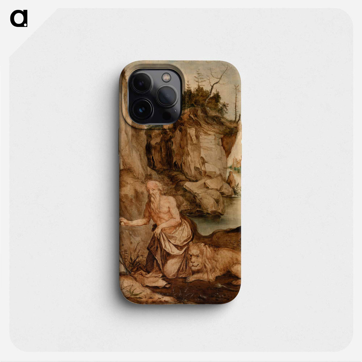 Saint Jerome and the Lion - アルブレヒト デューラー Phone Case.