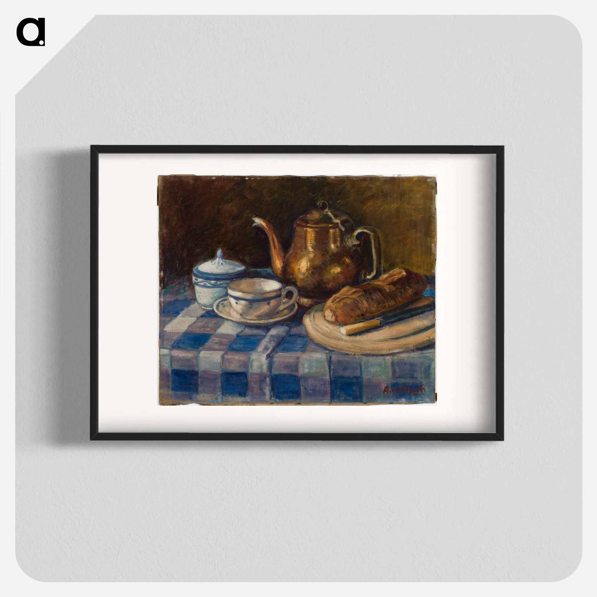 Still life - アルフレッド ウィリアム フィンチ Poster.