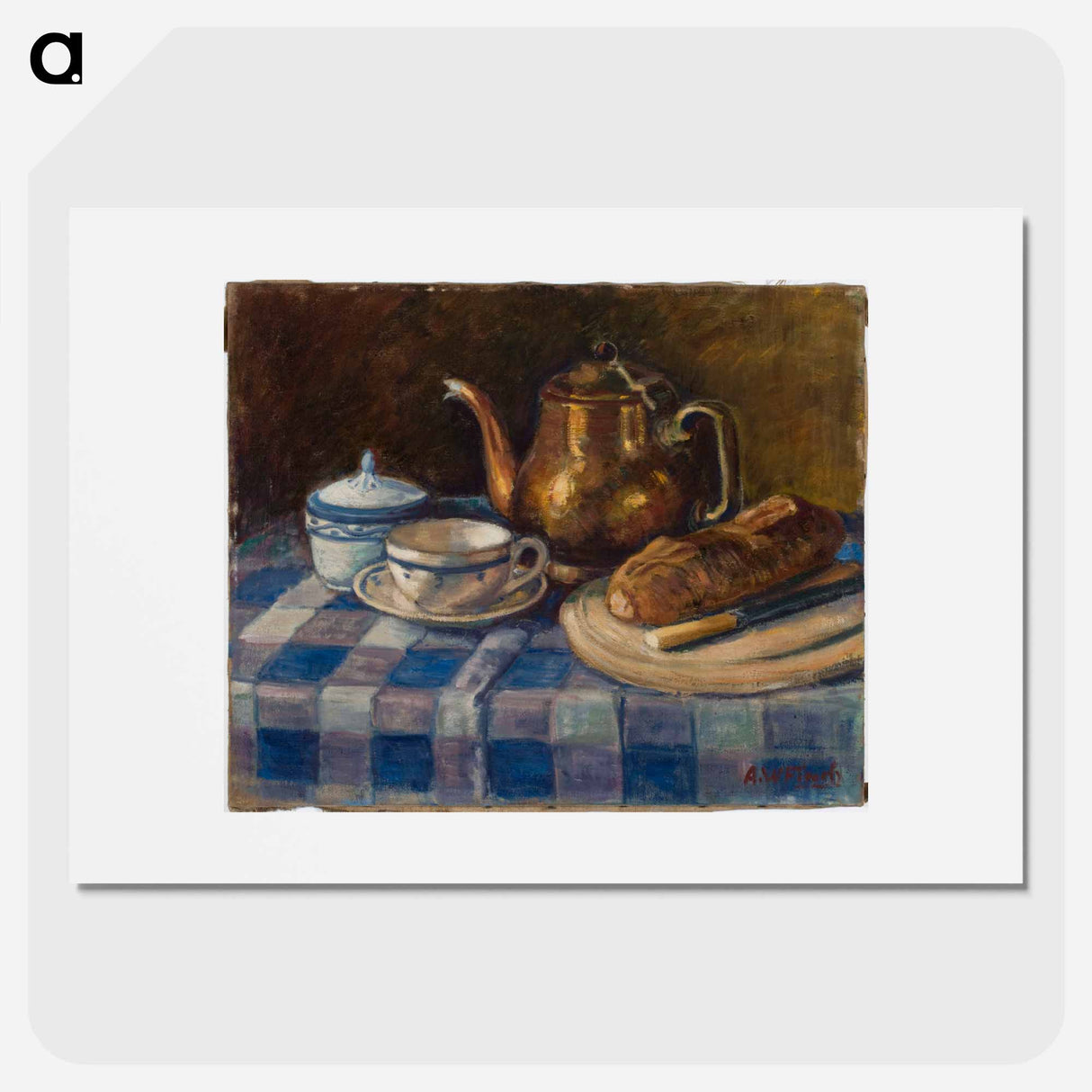 Still life - アルフレッド ウィリアム フィンチ Poster.