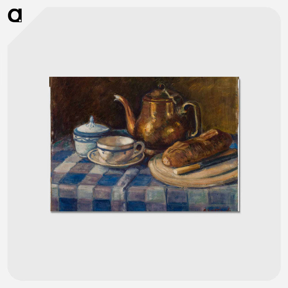 Still life - アルフレッド ウィリアム フィンチ Postcard.