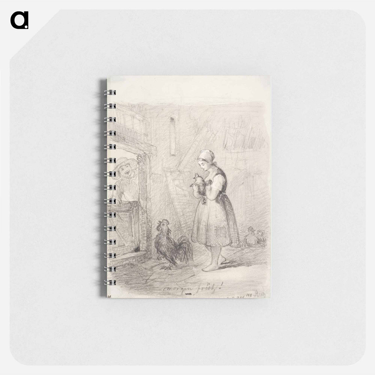 Talonpoikaistyttö kanalassa - アンダース エクマン Memo.