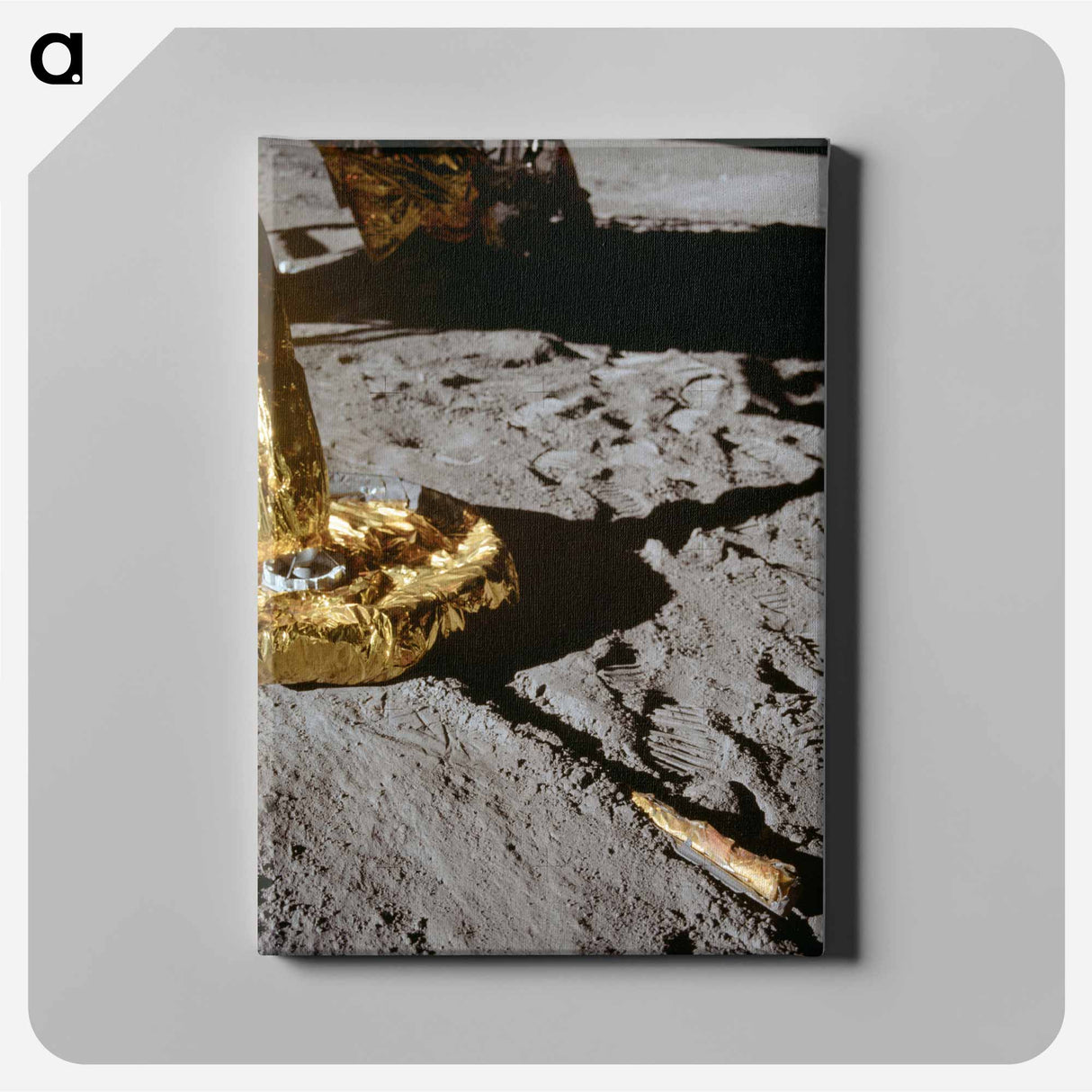 アートパネル-Apollo 11 Lunar Module Footpad - アポロ月面着陸 Canvas.