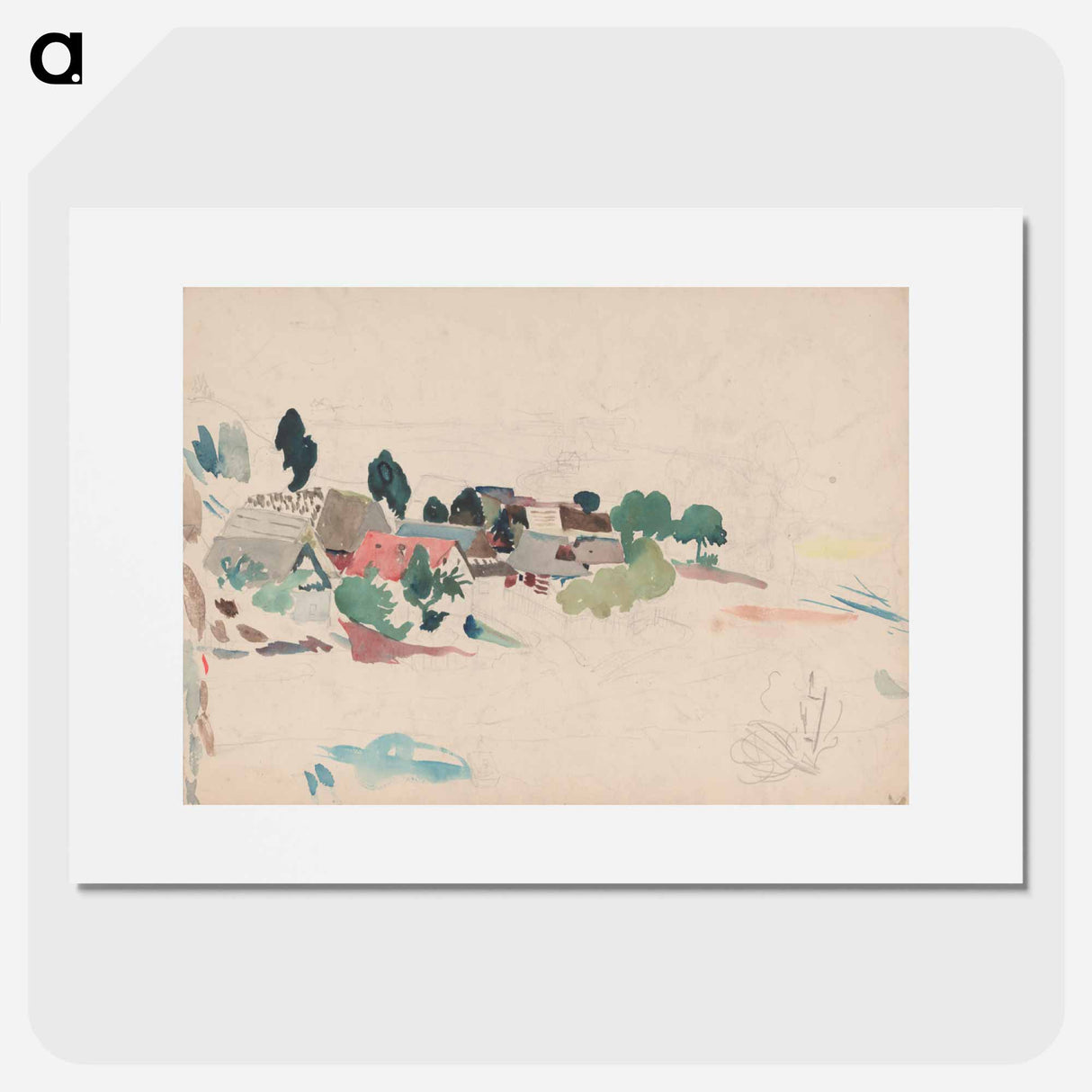 The land and the four characters in the land - アーノルド ピーター ワイズ クビンチャン Poster.