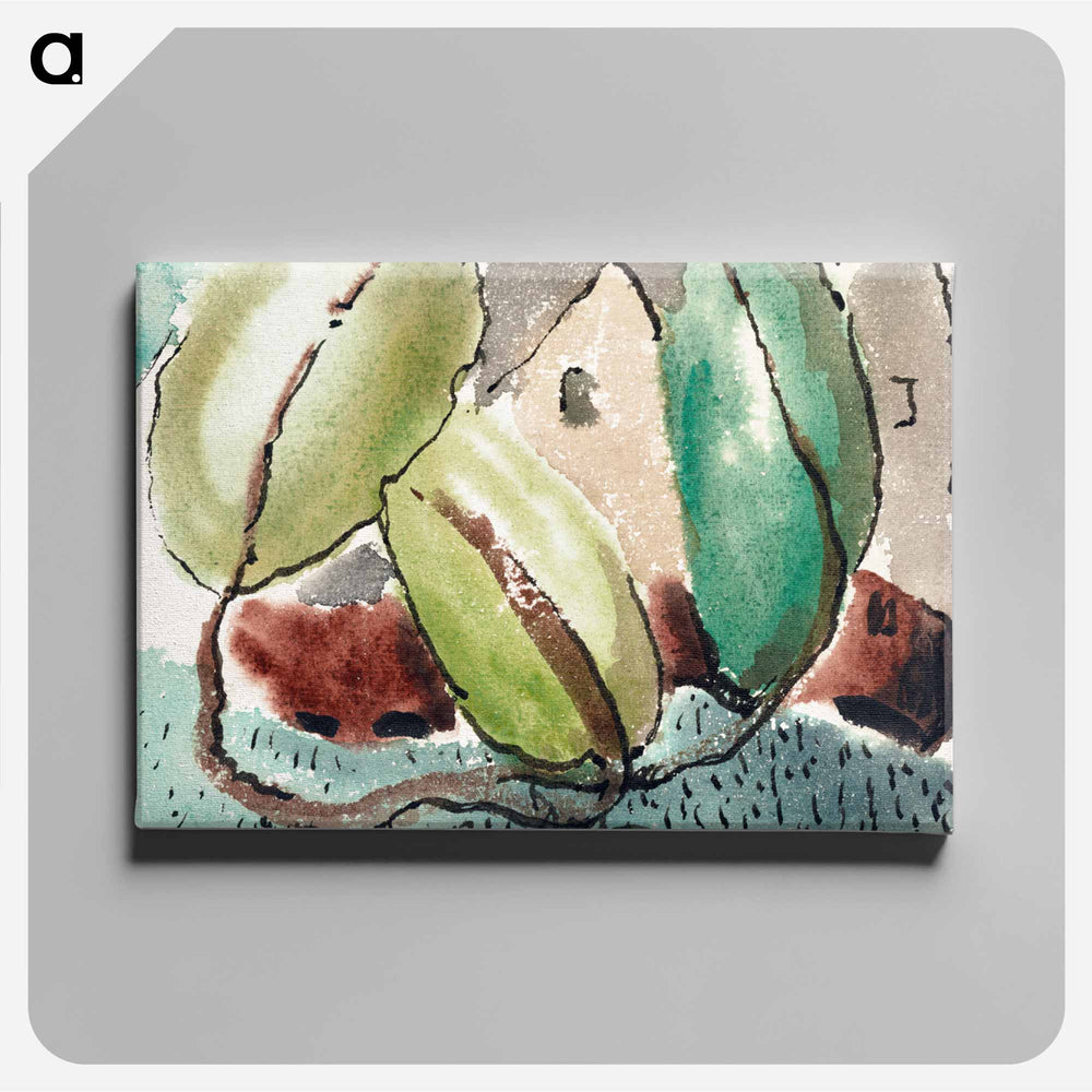 House with Trees - アーサー ダヴ Canvas.