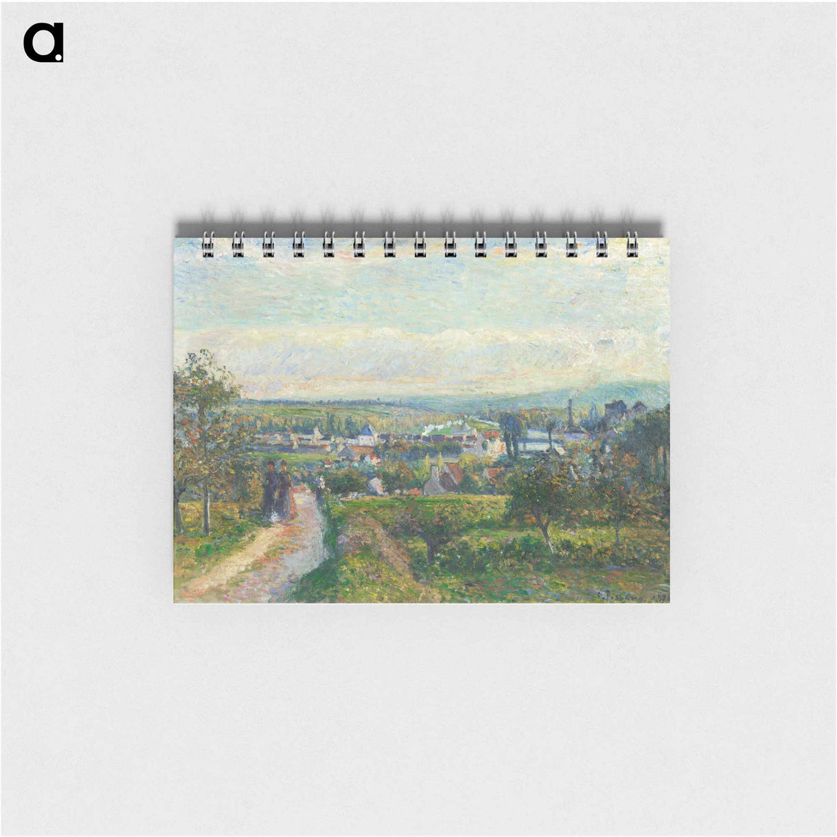 View of Saint-Ouen-l’Aumône - カミーユ ピサロ Memo.