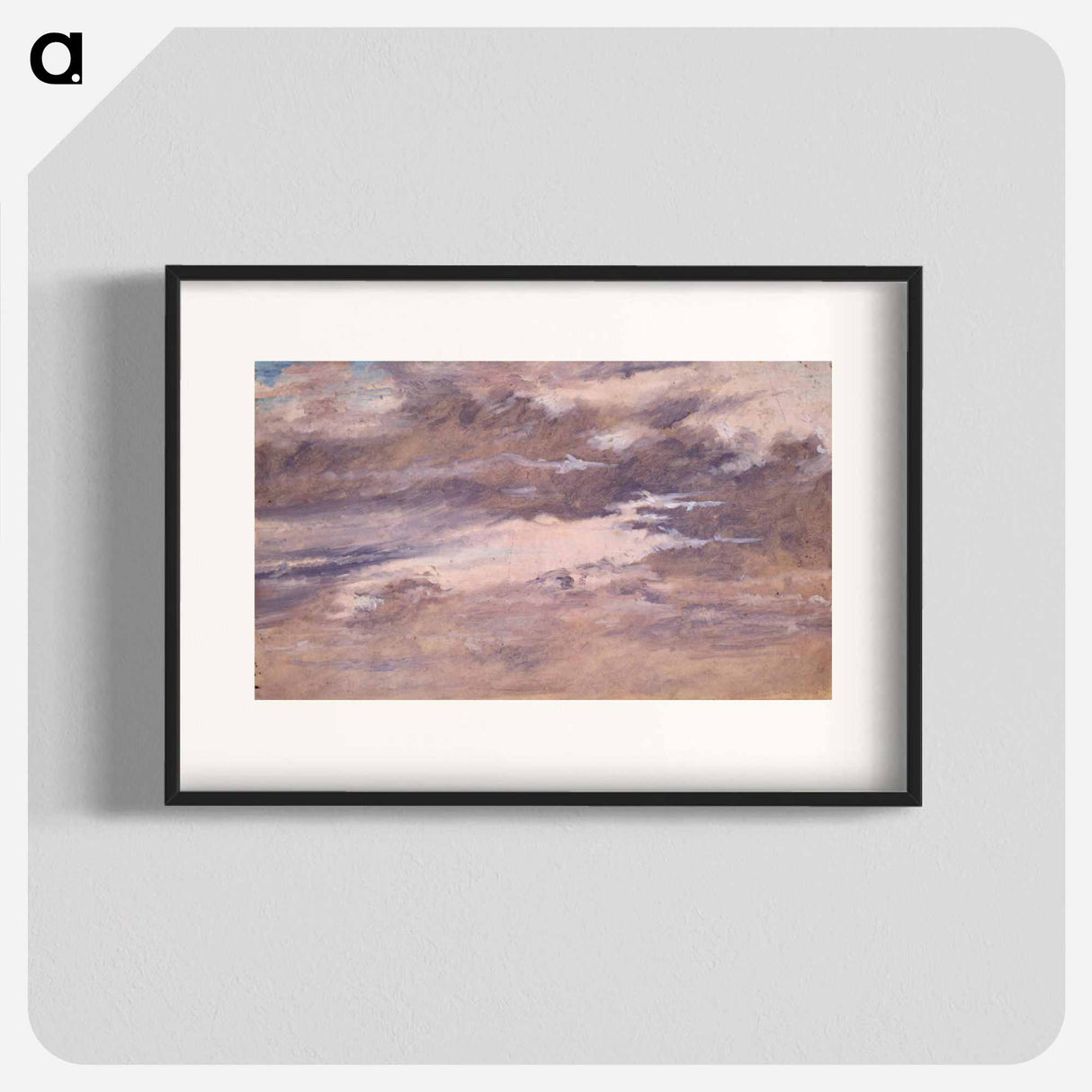 Study of Clouds - クリステン ケプケ Poster.