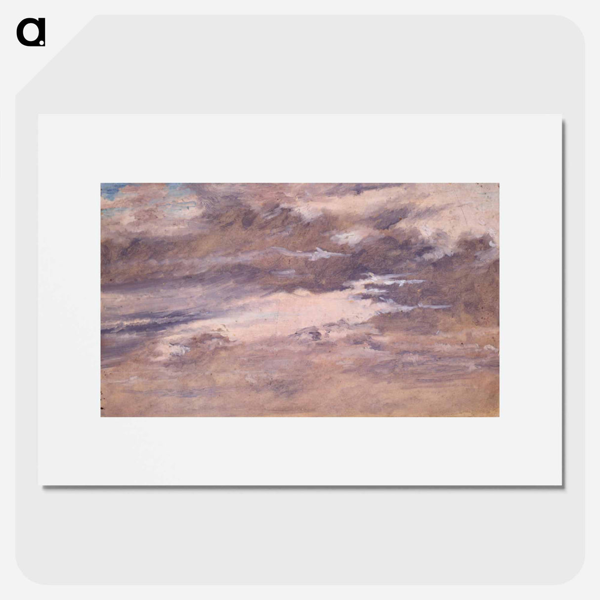 Study of Clouds - クリステン ケプケ Poster.