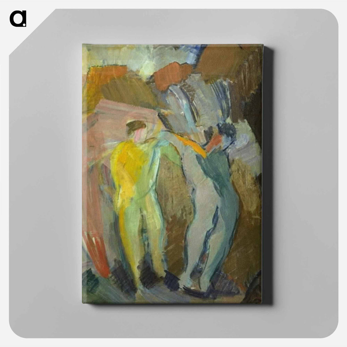 Two geniuses - エドヴァルド ウェイ Canvas.