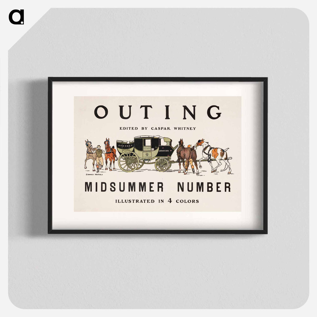 Outing - Edward Penfield Poster.