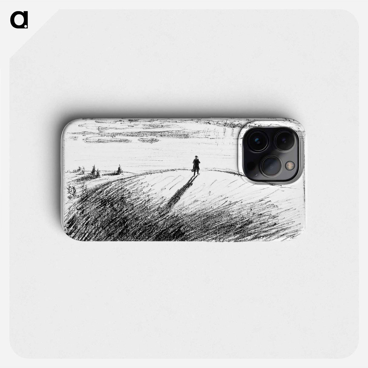 Evening current - エルンスト ハインリヒ バルラッハ Phone Case.