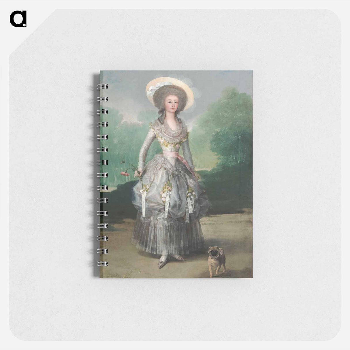 The Marquesa de Pontejos - フランシスコ デ ゴヤ Memo.