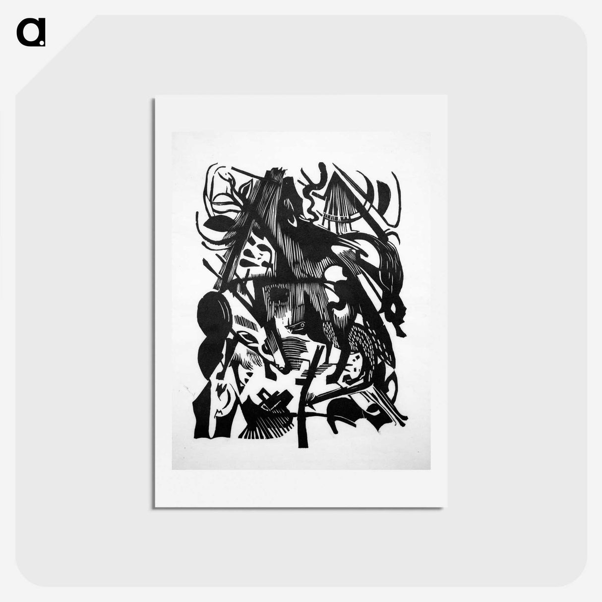 1-21_Franz-Marc_hagaki