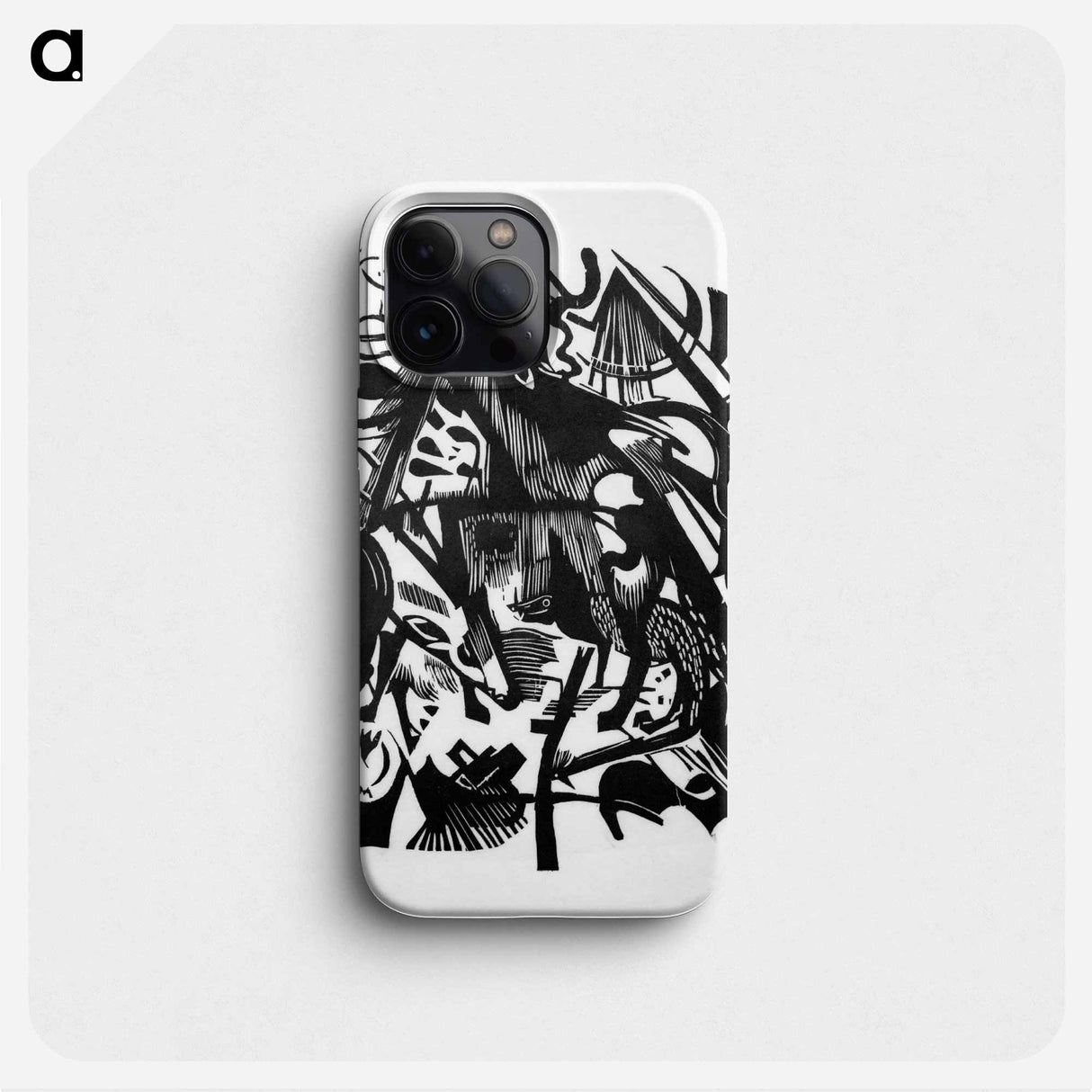 Birth of the wolves - Franz Marc Phone Case.