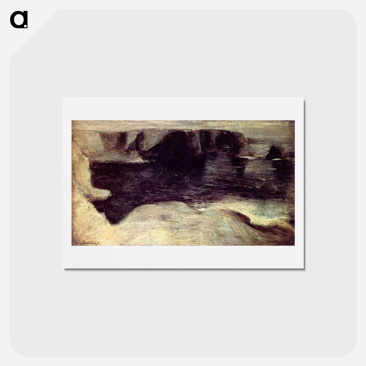 アートポストカード-Seascape at Goulphar - アンリ マティス Postcard.