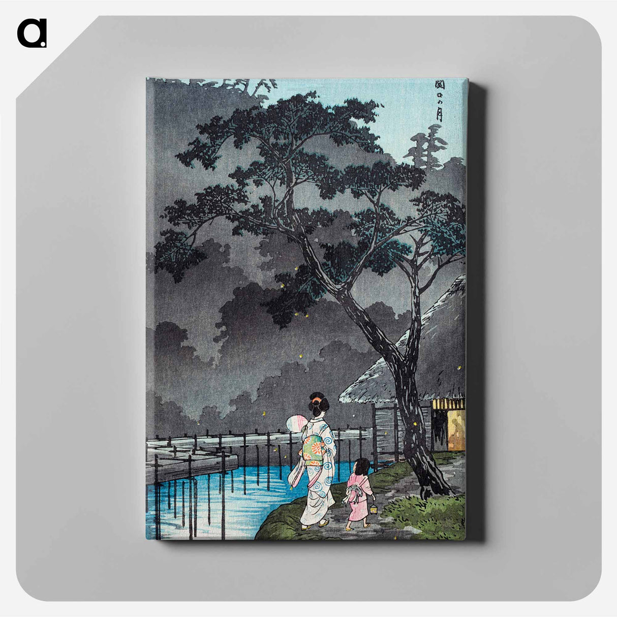 Moon at Sekiguchi - Hiroaki Takahashi Canvas.