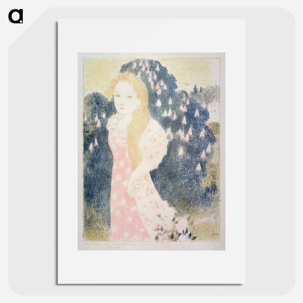 The twilight has a softness of old paint - Maurice Denis Poster.