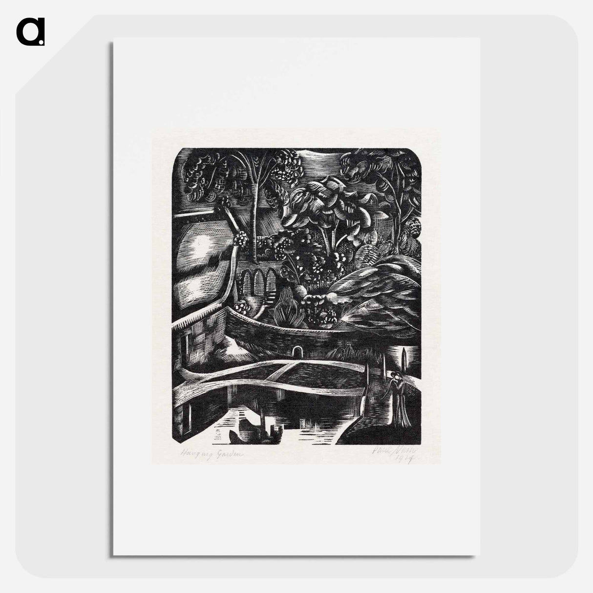 Hanging garden - Paul Nash Poster.