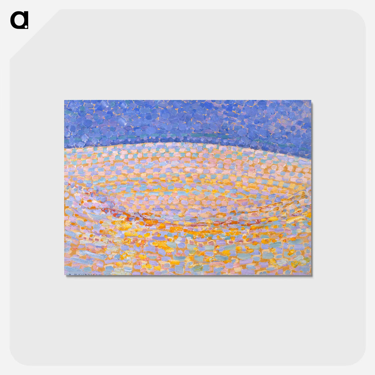 Dune III - ピエト モンドリアン Postcard.