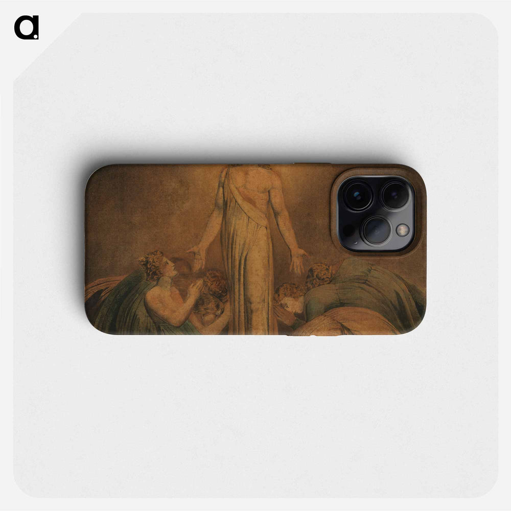 Christ Appearing to the Apostles after the Resurrection - William Blake Phone Case.