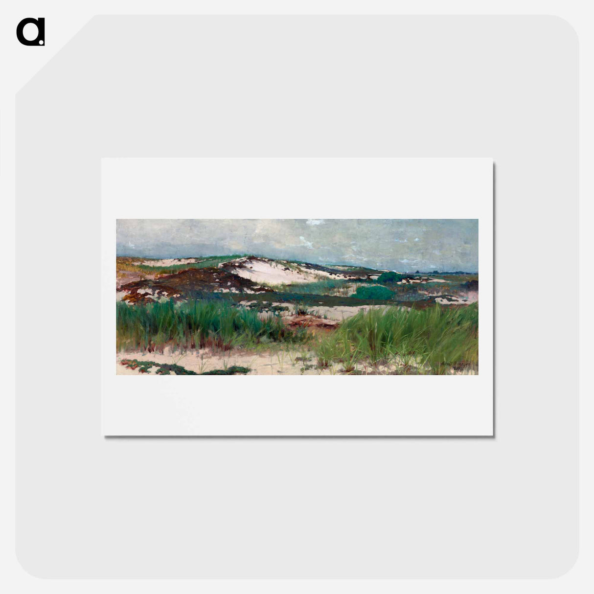 Nantucket Sand Dune - アボット ハンダーソン セイヤー Postcard.