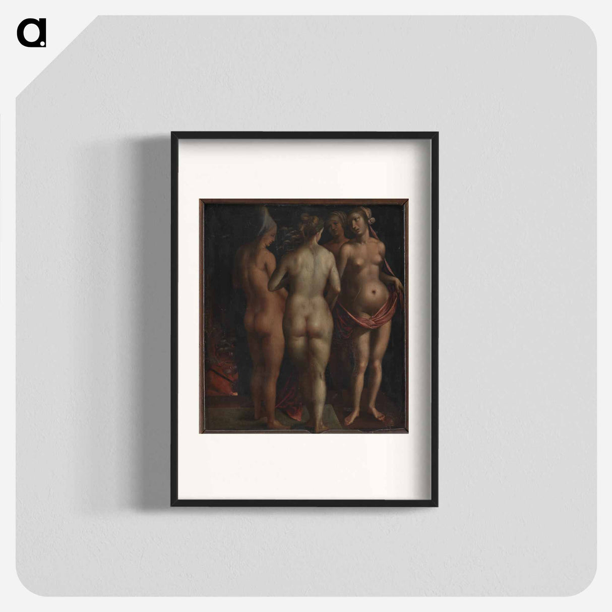 Venus and the Three Graces - アルブレヒト デューラー Poster.