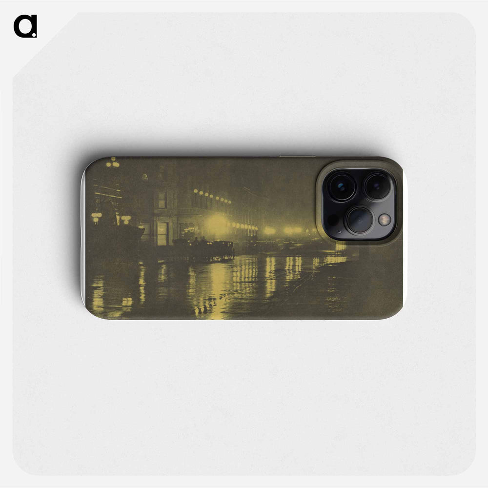 The Glow of Night - New York - アルフレッド スティーグリッツ Phone Case.