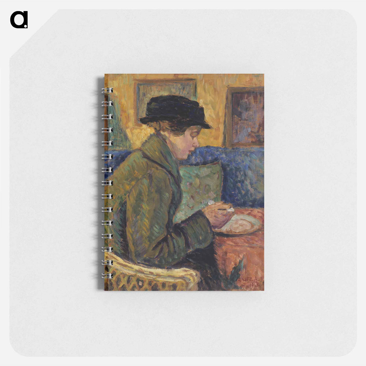 Woman in profile - アルフレッド ウィリアム フィンチ Memo.