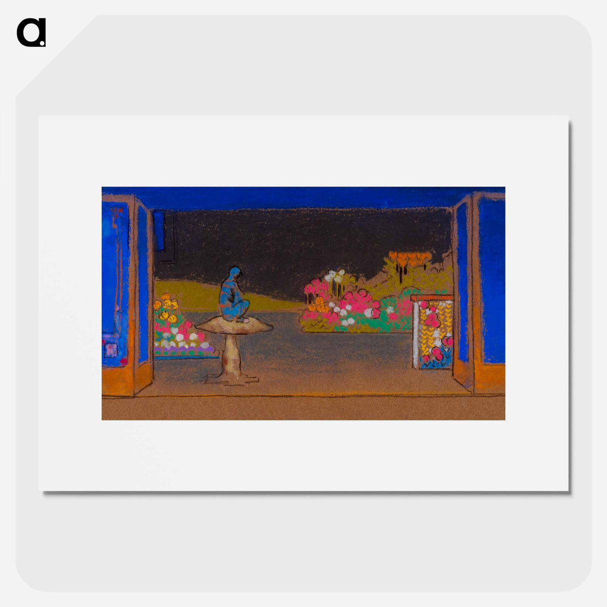 Garden of Flowers - 不思議の国のアリス Poster.