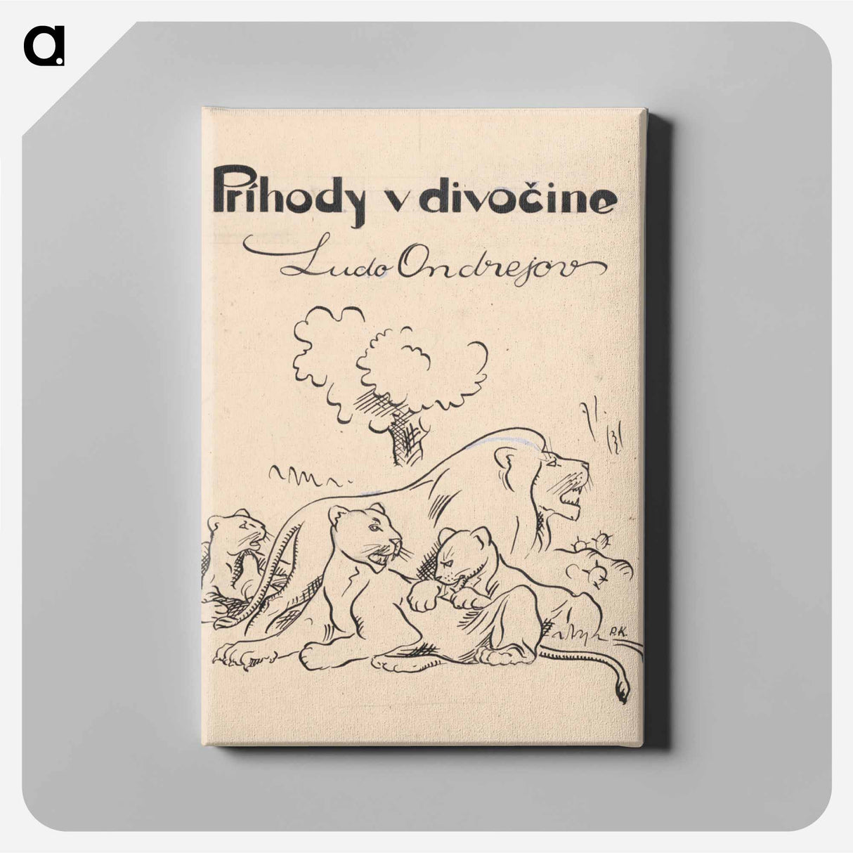 Stories in wilderness - アーノルド ピーター ワイズ クビンチャン Canvas.