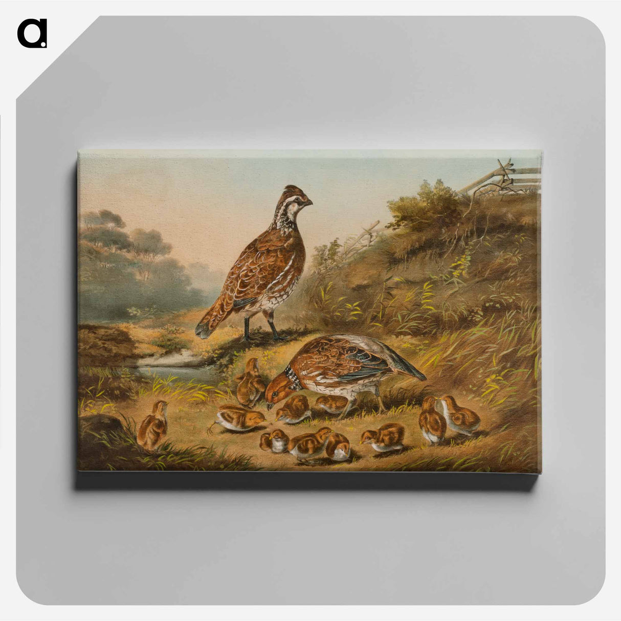 The Cares of a Family - アーサー フィッツウィリアム テイト Canvas.