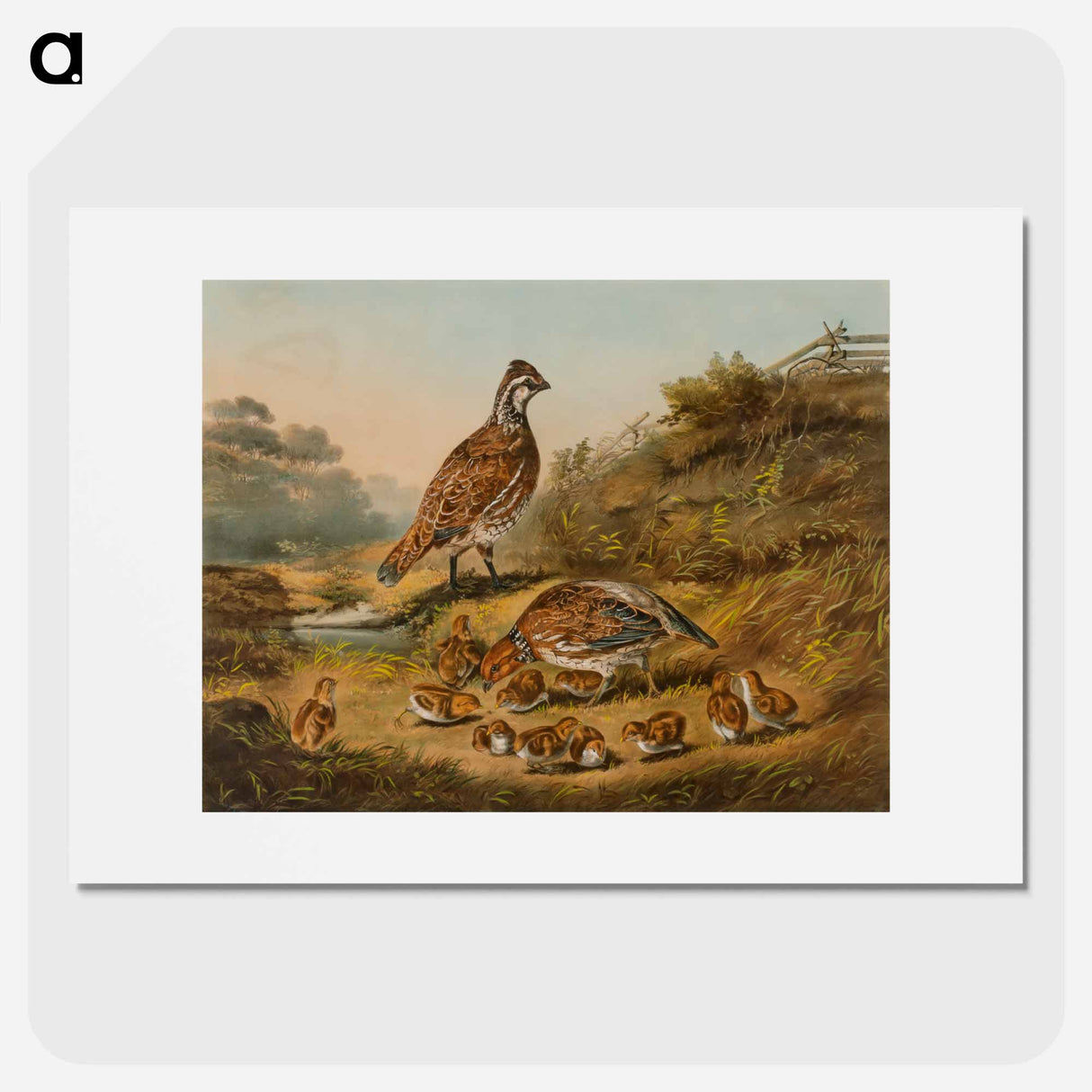 The Cares of a Family - アーサー フィッツウィリアム テイト Poster.