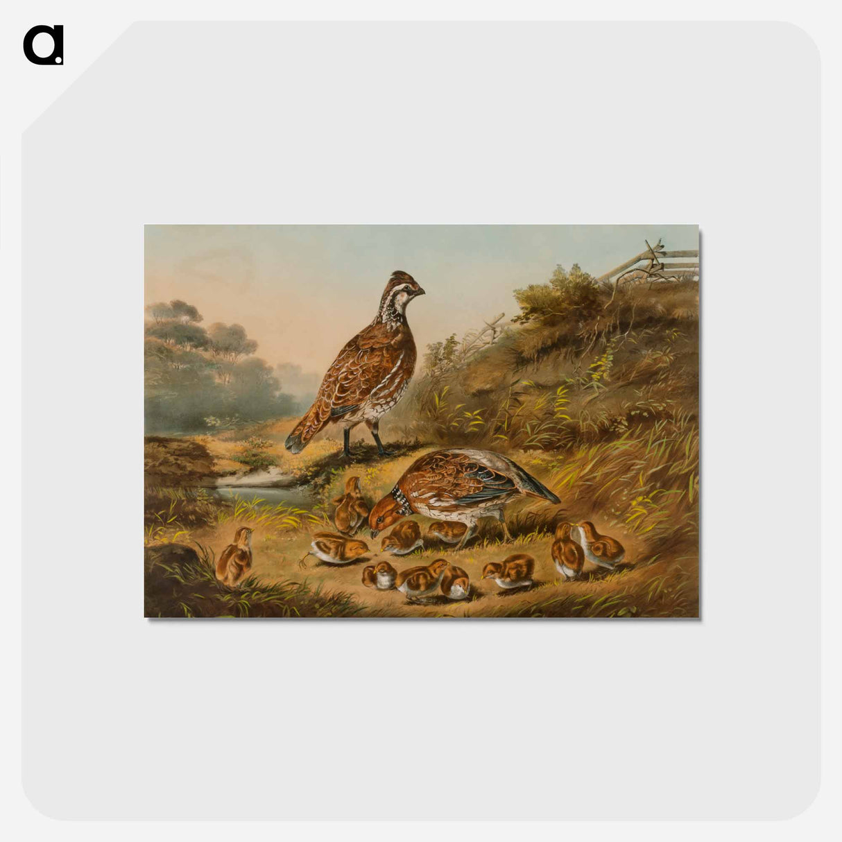 The Cares of a Family - アーサー フィッツウィリアム テイト Postcard.