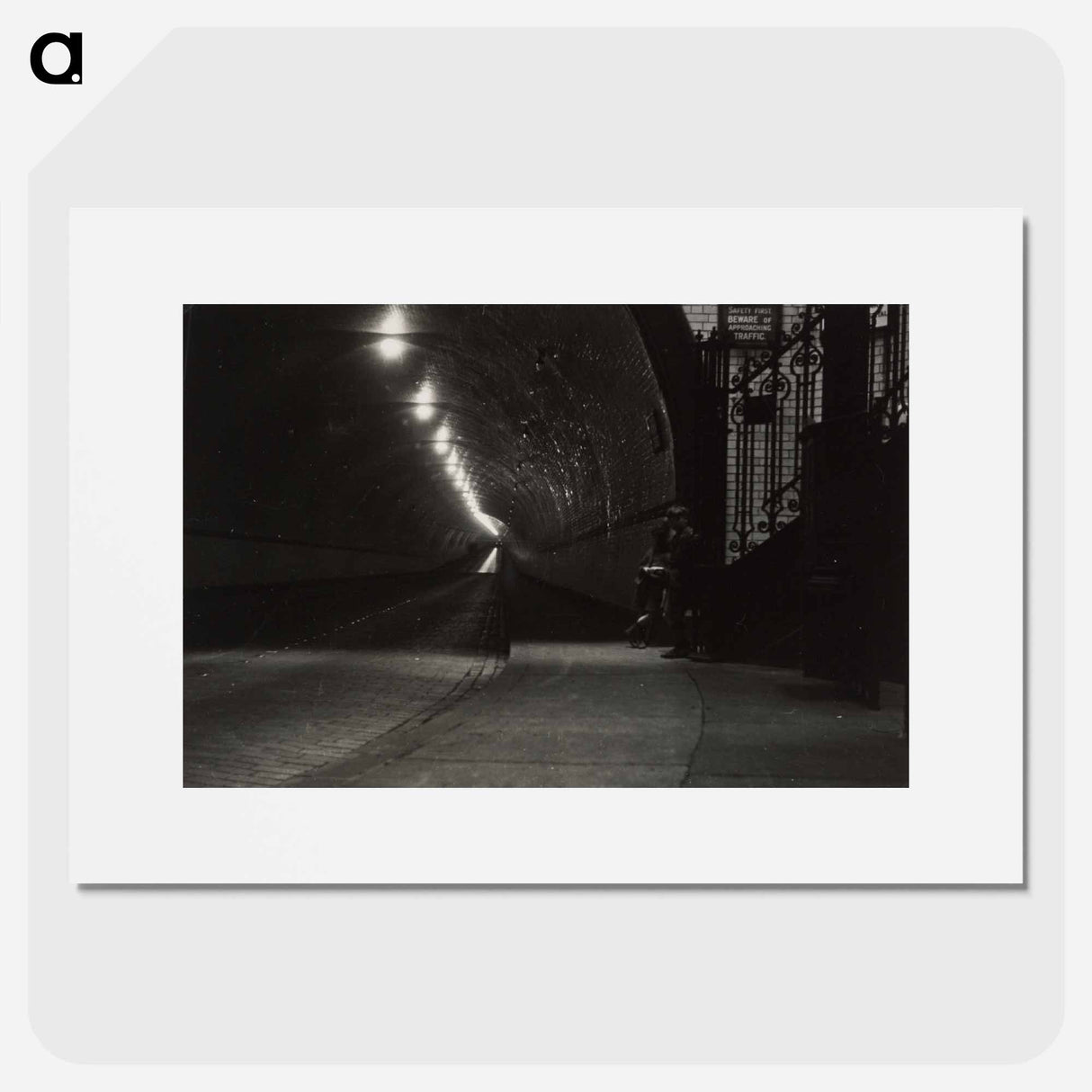 Rotherhithe Tunnel, London - エリック リー ジョンソン Poster.