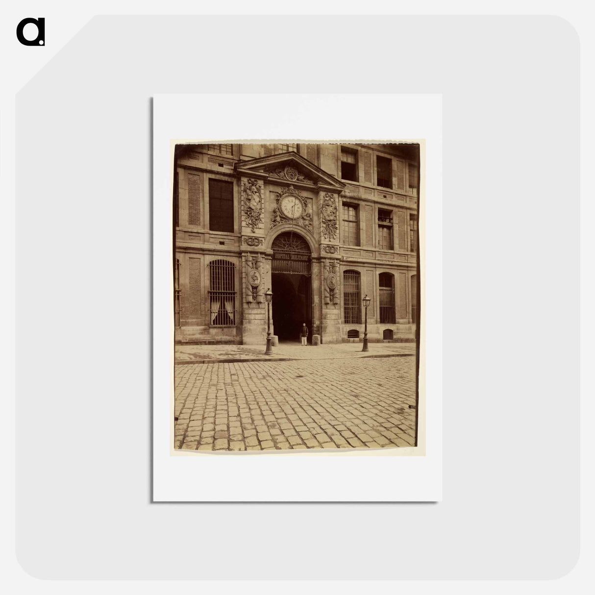 アートポストカード-Porte rue de l'Orangerie
- ウジェーヌ アジェ Postcard.