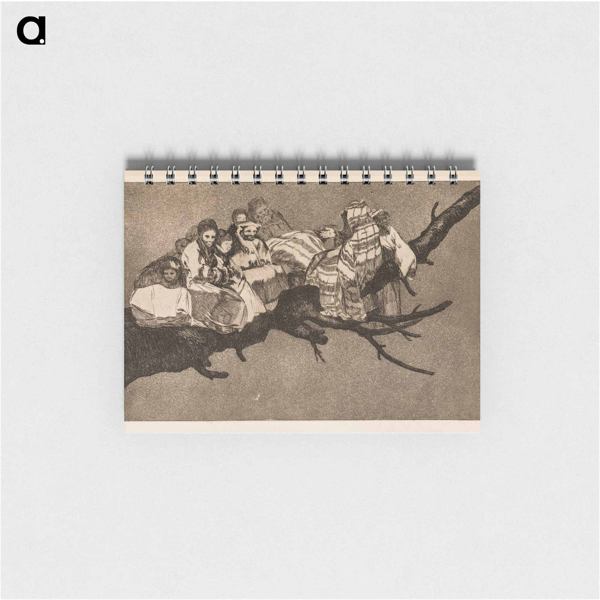 Ridiculous folly (Walking between the branches / talking through one's hat) - フランシスコ デ ゴヤ Memo.