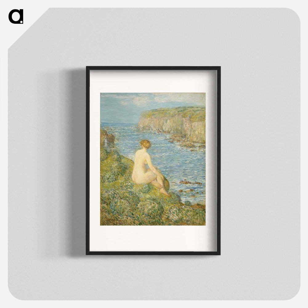 Nymph and Sea - Frederick Childe Hassam Poster.